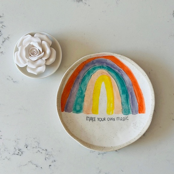 Anthropologie Rainbow Decorative  Plates - Picture 2 of 10